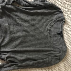 Thin waffle knot top